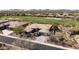 Beautiful aerial view of the home, situated on a golf course with stunning mountain views at 3045 W Feather Sound Dr, Phoenix, AZ 85086