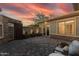Open courtyard with brick pavers featuring a seating area, views of the surrounding landscape and access to the home at 3045 W Feather Sound Dr, Phoenix, AZ 85086