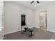 Home gym equipped with workout equipment and gray floors at 3045 W Feather Sound Dr, Phoenix, AZ 85086