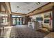 Sophisticated reception area with a patterned carpet, modern front desk, and entrance view at 3045 W Feather Sound Dr, Phoenix, AZ 85086