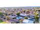 Aerial view of the community featuring a sparkling pool, spa, and outdoor living spaces at 4049 E Arbor Ave, Mesa, AZ 85206