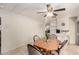 Open dining area with easy kitchen access, suitable for Gathering meals at 5221 E Mills Ct, Mesa, AZ 85215
