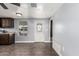 Open-concept living room featuring modern flooring and neutral wall colors at 6812 N Polk St # 223, Phoenix, AZ 85043