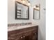 Close up of the bathroom vanity and sink with a large mirror at 6812 N Polk St # 223, Phoenix, AZ 85043