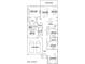 Detailed floor plan showcasing the layout of the home, including bedrooms, bathrooms, and living areas at 7842 W Tether Trl, Peoria, AZ 85383