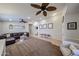 Bright living area with neutral tones, stylish furniture, and plenty of open space at 11746 W Camino Vivaz --, Sun City, AZ 85373
