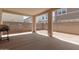 Covered patio with post construction offers an ideal outdoor space for relaxing at 1857 W 22Nd Ave, Apache Junction, AZ 85120