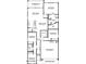 Detailed floor plan showcasing the layout of the house, including bedrooms, bathrooms, living areas, and garage at 25096 N 154Th Ln, Surprise, AZ 85387