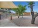 Landscaped backyard providing a relaxing outdoor space with patio at 2510 W Columbine Dr, Phoenix, AZ 85029