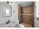 Bathroom showcases modern fixtures, sleek vanity, and a walk-in shower at 2510 W Columbine Dr, Phoenix, AZ 85029