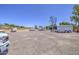 Open parking area with trailers and RVs with clear blue skies at 2845 E Irwin Ave, Mesa, AZ 85204
