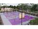 Active pickleball courts with lighting and players on a sunny day at 46484 W Lander Ln, Maricopa, AZ 85139