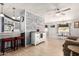 Open-concept living space featuring a modern kitchen and stylish decor at 7807 E Main St # Cc-71, Mesa, AZ 85207