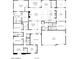 Modern home floor plan showcasing open living spaces, including a courtyard and casita at 8300 E Dixileta Dr # 306, Scottsdale, AZ 85266