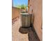 Outdoor air conditioning unit along the side of the home at 10399 E Hillery Dr, Scottsdale, AZ 85255