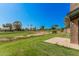 Lush green backyard with beautiful golf course views at 17830 N 45Th Ave, Glendale, AZ 85308