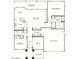 Floorplan featuring an open-concept layout, 2-car garage, and multiple bedrooms at 18137 W Deer Creek Rd, Goodyear, AZ 85338