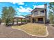Beautiful backyard with a covered patio, gazebo, and swimming pool, perfect for outdoor entertaining at 1903 E Jasper Dr, Chandler, AZ 85225
