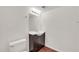 Small bathroom features a dark-brown vanity and a white sink at 1903 E Jasper Dr, Chandler, AZ 85225