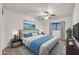 Serene bedroom with a comfortable bed, bedside tables, and a scenic artwork, creating a relaxing retreat at 1903 E Jasper Dr, Chandler, AZ 85225