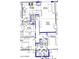 Floor plan displaying a kitchen, dining area, Gathering room, bedrooms, bathrooms and other spaces at 2214 N 7Th Ave, Phoenix, AZ 85007