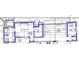 Detailed floor plan view of a Primary bedroom, living room, laundry area, and outdoor shower at 2214 N 7Th Ave, Phoenix, AZ 85007
