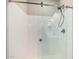 Modern shower with a sleek glass door and contemporary fixtures at 3900 E Baseline Rd # 137, Phoenix, AZ 85042