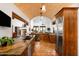 Gourmet kitchen with high end appliances, lots of custom cabinet space, and an open floor plan at 40039 N 107Th Pl, Scottsdale, AZ 85262