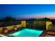 Enjoy the views from this inground pool featuring a tiled deck, secure iron fencing, and a peaceful spot to relax at 40039 N 107Th Pl, Scottsdale, AZ 85262
