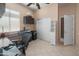 Functional office space with built-in desk, ample storage, and bright natural light at 4281 S Tecoma Trl, Gold Canyon, AZ 85118