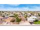 A bird's eye view offers a scenic look at the neighborhood and the single-Gathering home at 4510 W North Ln, Glendale, AZ 85302