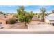 An aerial view highlights the landscaping, home exterior, driveway, and neighborhood streets at 4510 W North Ln, Glendale, AZ 85302