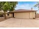Charming single-story home with a two-car garage and mature landscaping at 4510 W North Ln, Glendale, AZ 85302