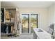 Bright walk-in closet leading to a deck and backyard oasis with a pool at 5630 E Peak View Rd, Cave Creek, AZ 85331
