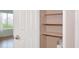 Hallway storage with shelving, ideal for keeping essentials organized and easily accessible at 7625 W Dreyfus Dr, Peoria, AZ 85381