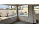 Enclosed patio area offers views of the backyard pool and patio at 8632 E Thornwood Dr, Scottsdale, AZ 85251