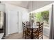 Cozy dining area featuring a chandelier, natural light, and neutral wall colors at 12529 N 83Rd Ln, Peoria, AZ 85381