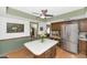 Kitchen features stainless steel refrigerator and countertops at 1298 E Buffalo St, Chandler, AZ 85225