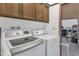Laundry room with front loading washer and dryer at 1298 E Buffalo St, Chandler, AZ 85225