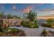 Outdoor kitchen and BBQ area with desert mountain views at 15536 E Heavenly Vista Trl, Fountain Hills, AZ 85268