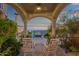 Inviting covered patio with rocking chairs and city views, perfect for relaxing evenings at 15536 E Heavenly Vista Trl, Fountain Hills, AZ 85268