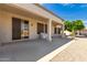 Spacious covered patio perfect for outdoor lounging and enjoying the serene surroundings at 16066 W Sandia Park Dr, Surprise, AZ 85374