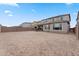 Large backyard with block fencing, perfect for entertaining and outdoor activities at 23010 E Pummelos Rd, Queen Creek, AZ 85142