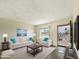 Bright living room with neutral tones, stylish furniture, and an inviting entryway at 2575 E Coronita Cir, Chandler, AZ 85225
