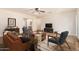 Comfortable living room featuring a ceiling fan and stylish decor at 2807 N 8Th Ave, Phoenix, AZ 85007