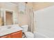 Bathroom features include a single vanity, tub with shower, and a neutral color palette at 36199 W Prado St, Maricopa, AZ 85138