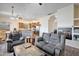 Inviting living room offering an open floor plan, fireplace and lots of space at 44421 N 12Th St, New River, AZ 85087