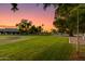 Beautiful view of the golf course and desert landscape at 446 S 77Th St, Mesa, AZ 85208