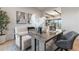 Stylish office space with natural lighting and a view of the backyard at 9456 E Sands Dr, Scottsdale, AZ 85255