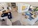 Expansive living area with open layout and desert landscaping seen through large windows at 10040 E Happy Valley Rd # 243, Scottsdale, AZ 85255